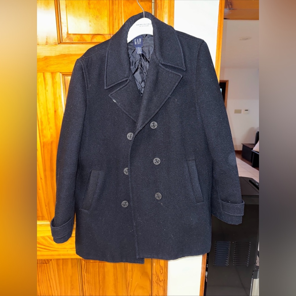 GAP Women’s size L Navy Blue Pea Coat